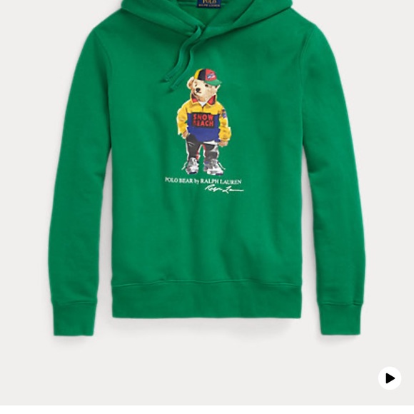 POLO 🔴🔵🟡 SNOW BEACH Polo Bear hoodie 
(Limited Edition) - Picture 2 of 4